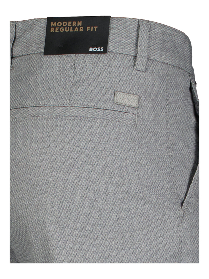Grijze modern regular fit chino Hugo Boss 