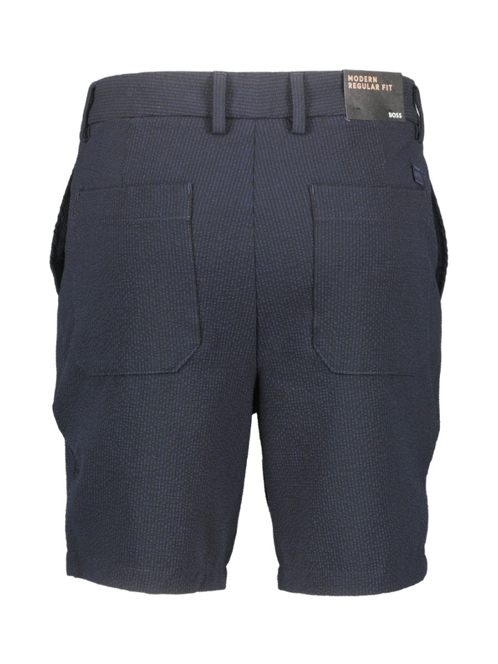 Blauwe short met structuur Hugo Boss 