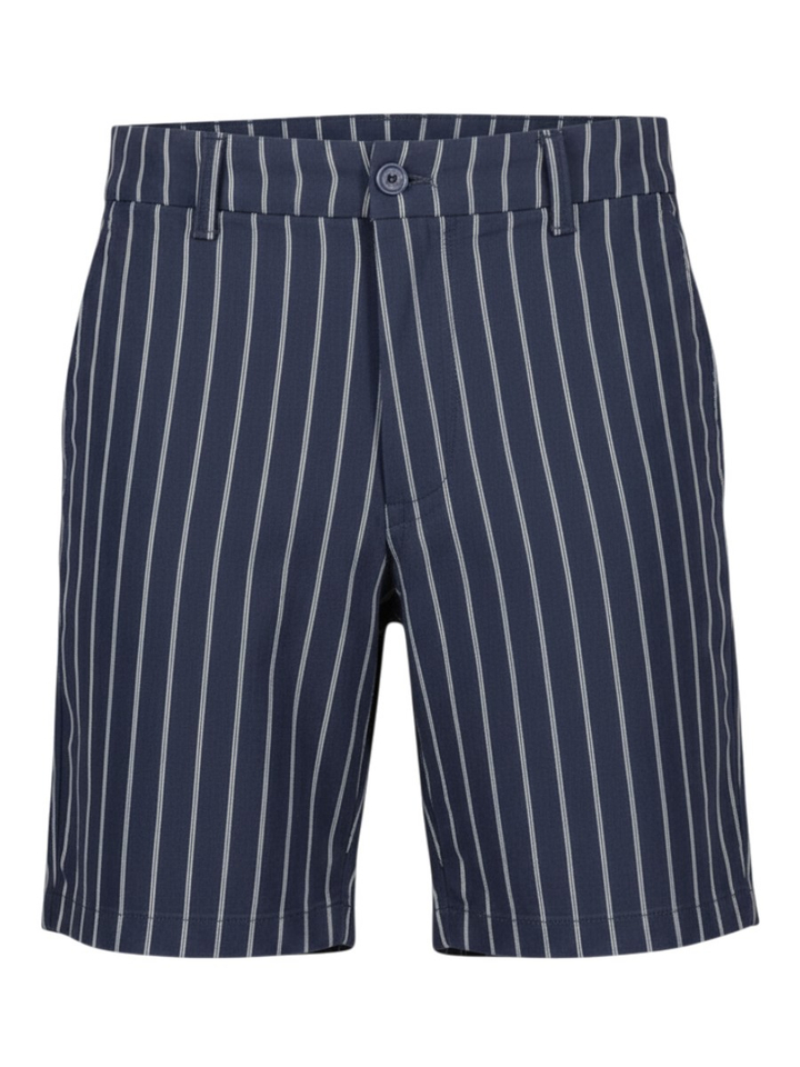 Donkerblauwe short met witte krijtstreep Hugo Boss 