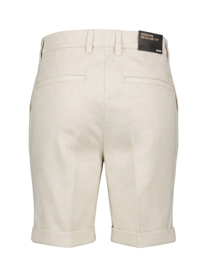 Ecru short modern regular fit Hugo Boss 
