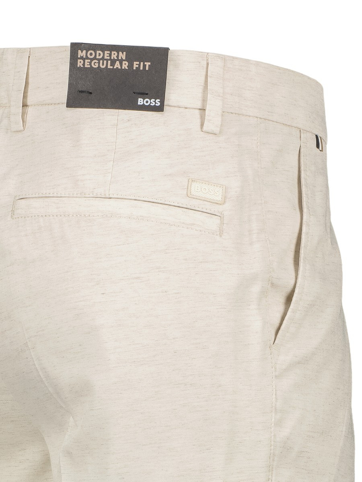 Ecru short modern regular fit Hugo Boss 