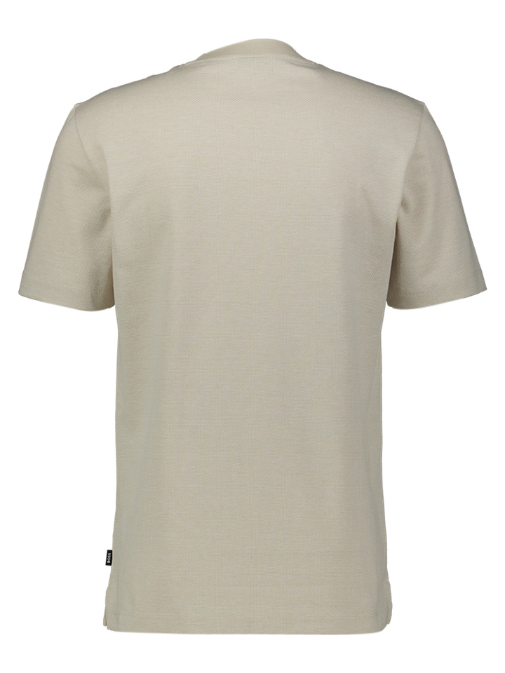 Beige T-shirt met structuur Hugo Boss 