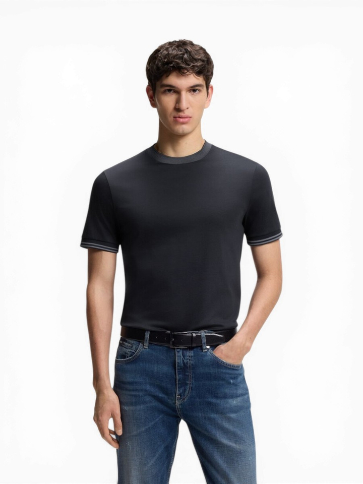 Donkerblauwe T-shirt Hugo Boss 