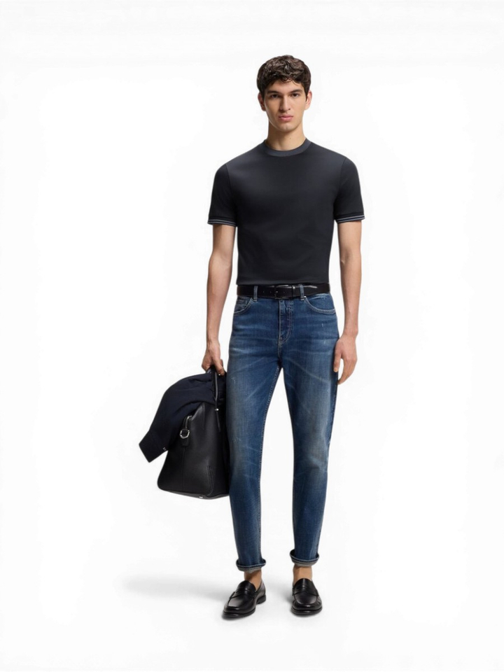 Donkerblauwe T-shirt Hugo Boss 