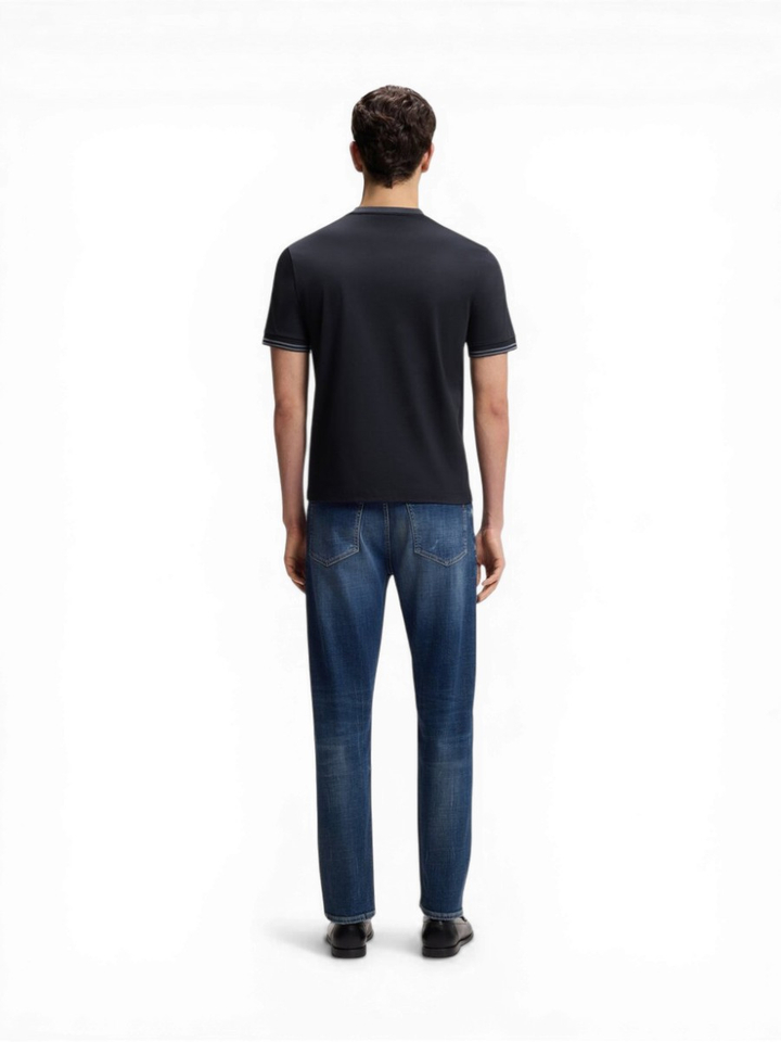 Donkerblauwe T-shirt Hugo Boss 