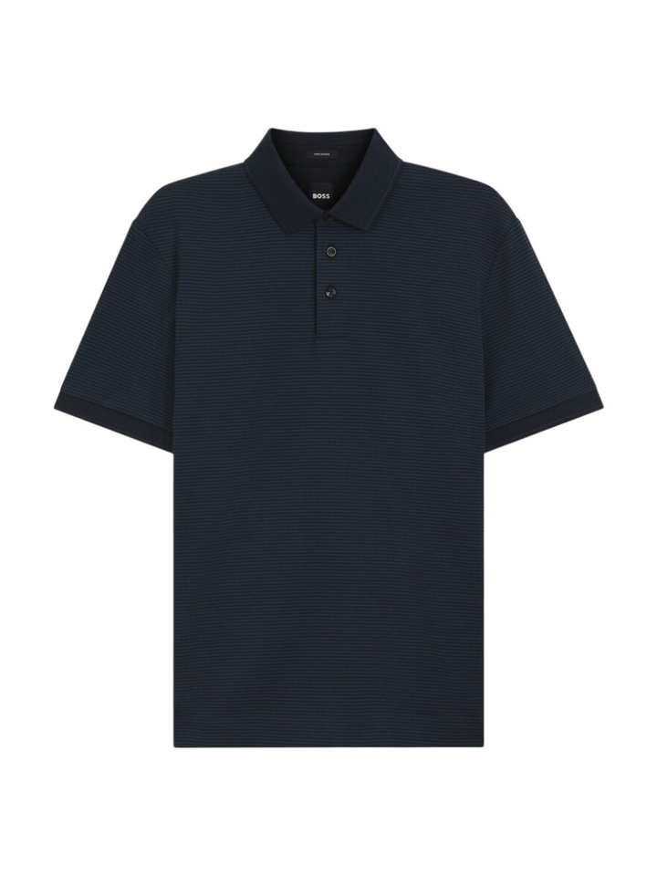 Donkerblauwe polo Hugo Boss 