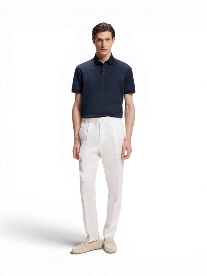 Donkerblauwe polo Hugo Boss 
