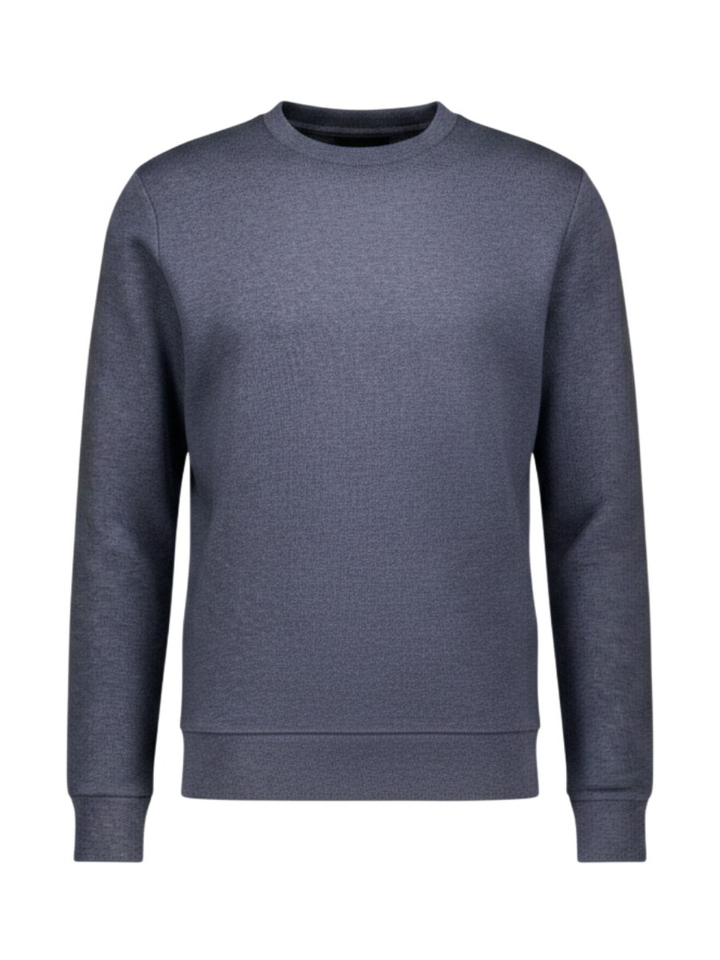 Blauwe sweater met ronde hals Mos Mosh