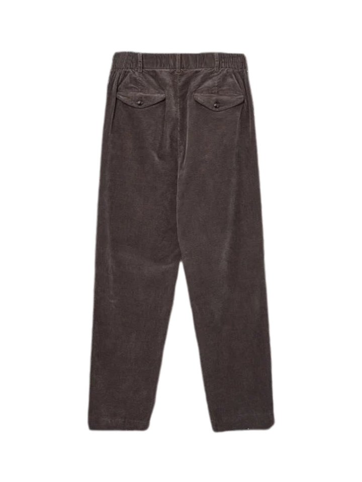 Grijze broek in velours Mos Mosh