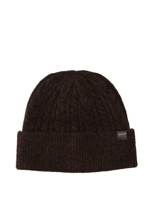 Bruine muts met kabel Moiray Beanie Barts