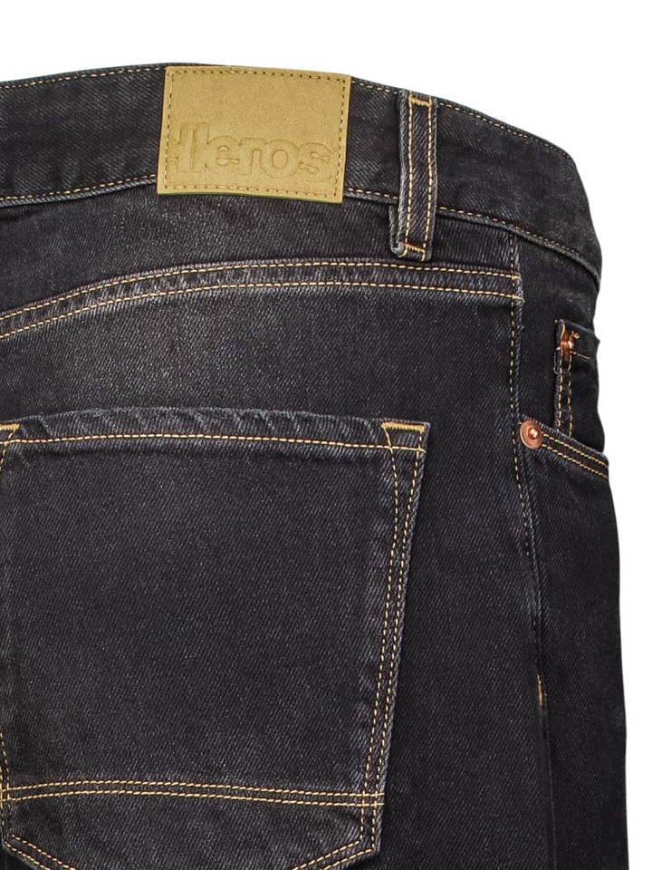 Zwarte wijde jeans KAE Bellerose