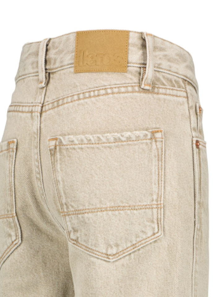 Beige afgewassen jeans Wanda Bellerose 