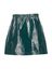 Groene rok in lakleder Parise Bellerose 