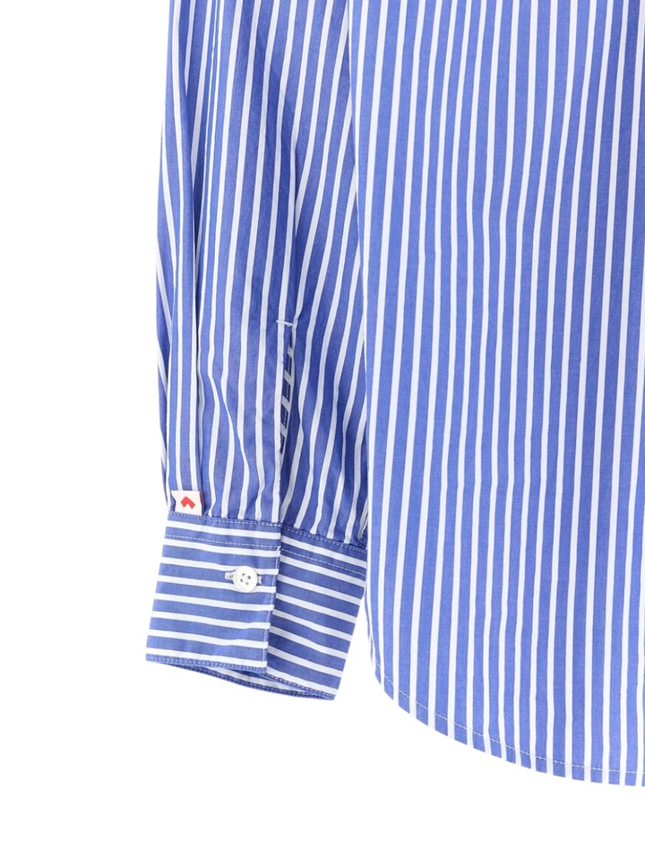 Blauw gestreept katoenen bloes Ironi Bellerose