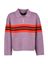 Paarse pull met gestreept detail Aetik Bellerose 