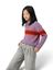 Paarse pull met gestreept detail Aetik Bellerose 