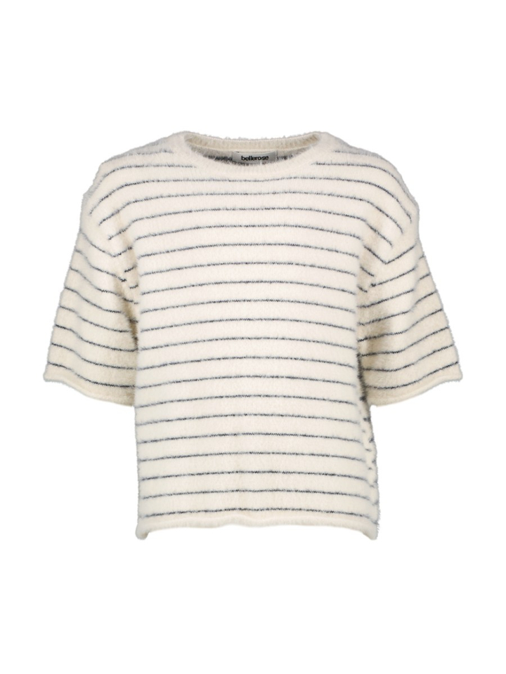 Wit/blauw gestreepte t-shirt Lisay Bellerose 