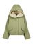Kaki groene bomber met capuchon Hermine Bellerose