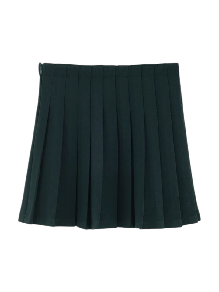 Groene korte plooirok Asra Paris