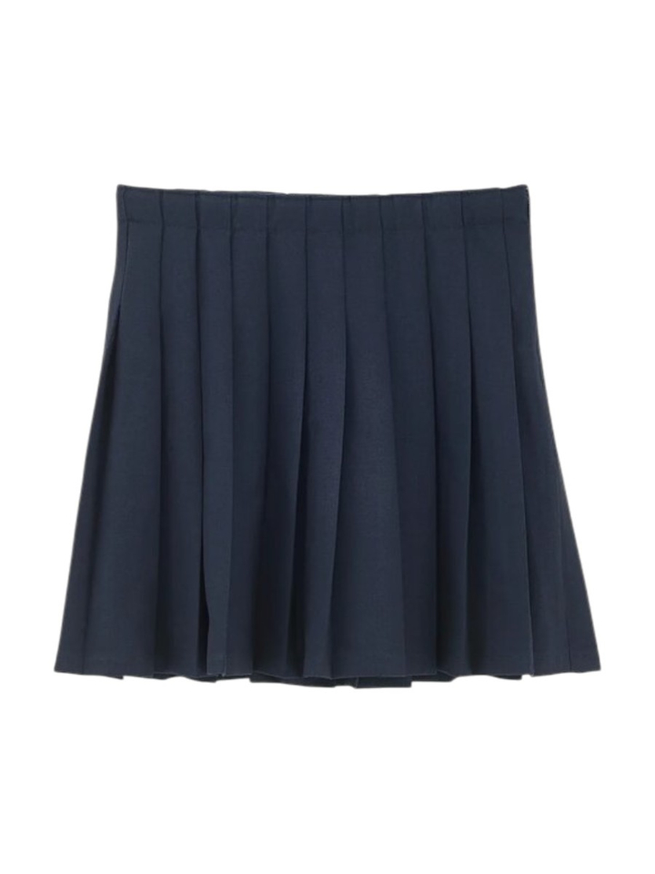 Donkerblauwe plooirok Asra Bellerose 