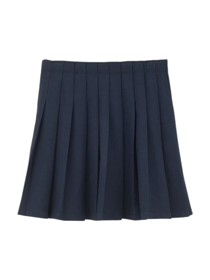 Donkerblauwe plooirok Asra Bellerose 