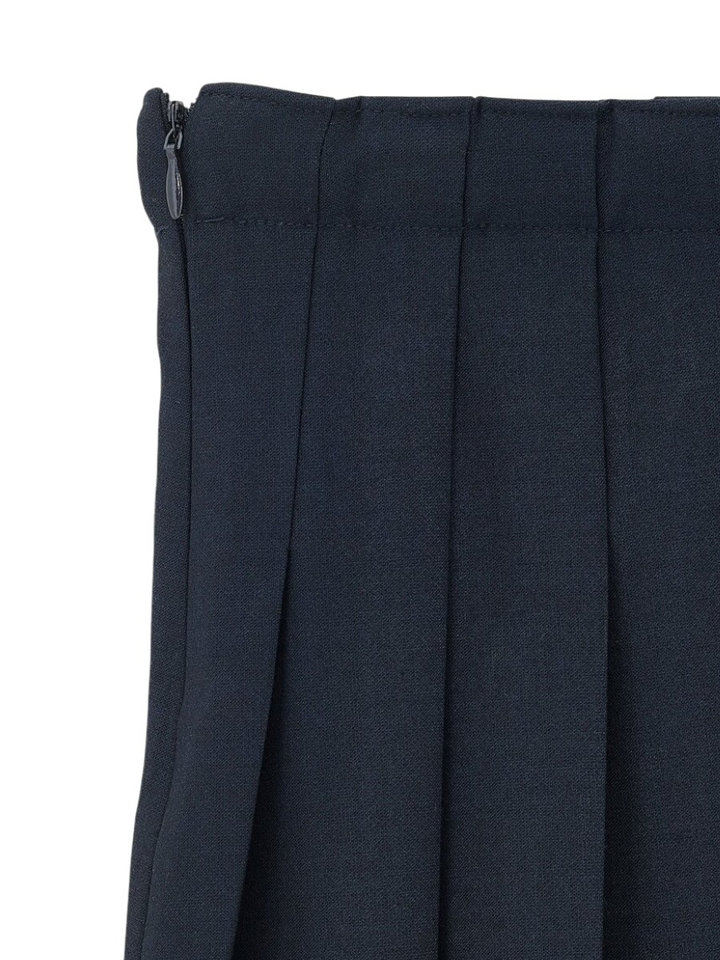 Donkerblauwe plooirok Asra Bellerose 
