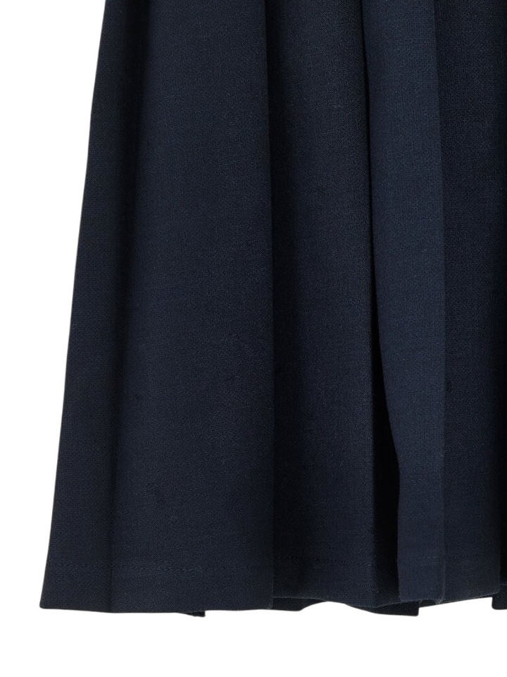 Donkerblauwe plooirok Asra Bellerose 