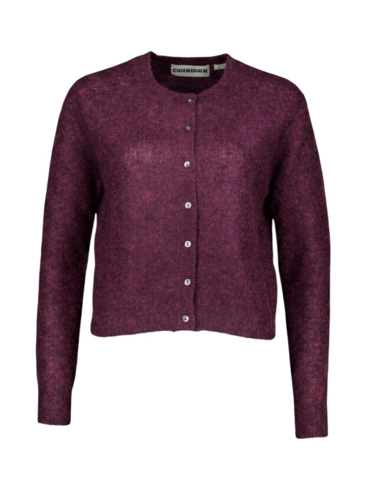 Bordeaux keurige cardigan in kasjmier Amara Malou Colorush