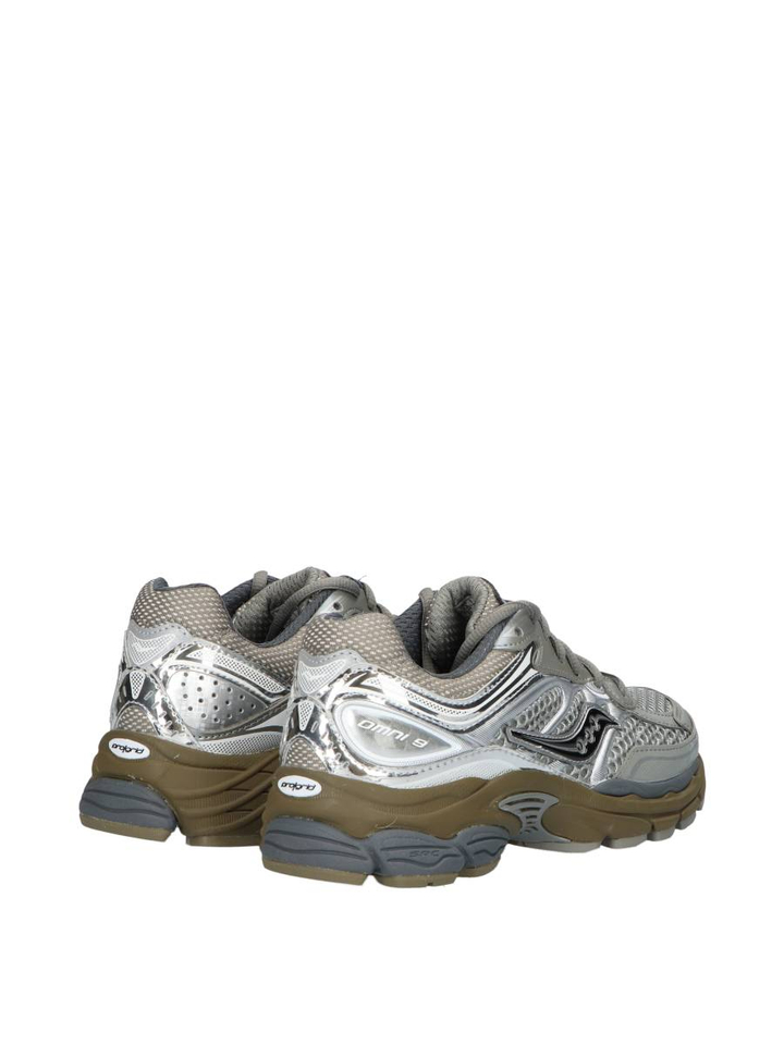 Grijs/zilver lage sneaker Saucony