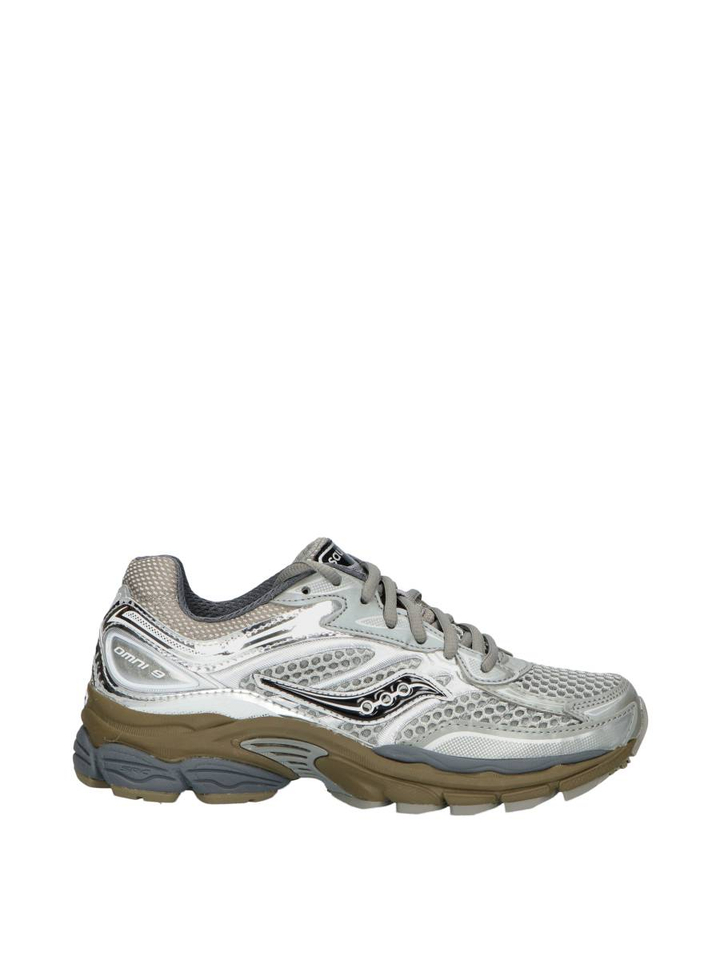 Grijs/zilver lage sneaker Saucony