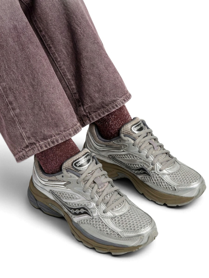 Grijs/zilver lage sneaker Saucony