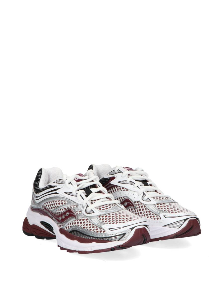White marroon lage sneakers Saucony