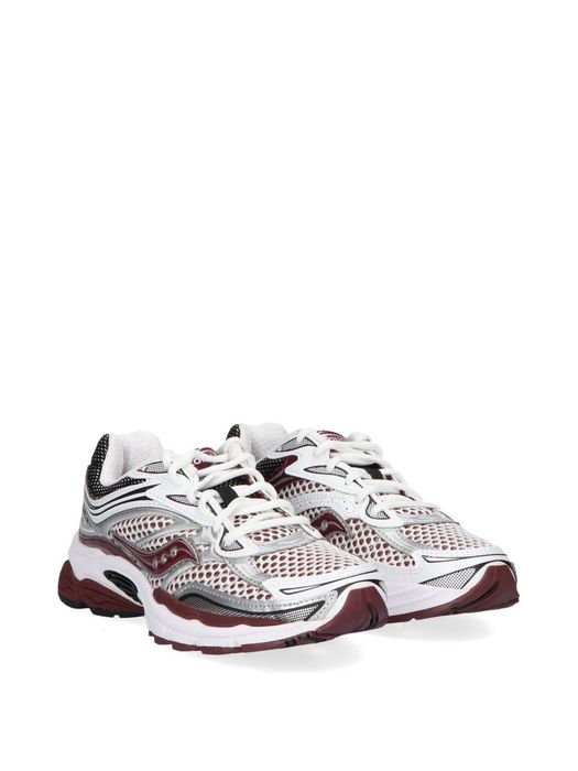 White marroon lage sneakers Saucony