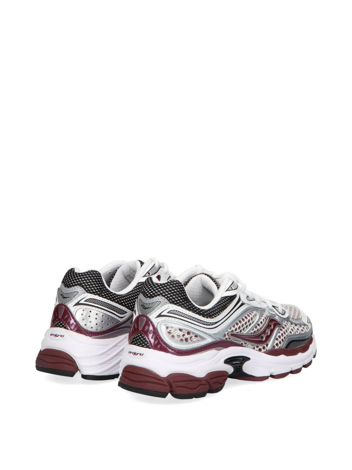 White marroon lage sneakers Saucony