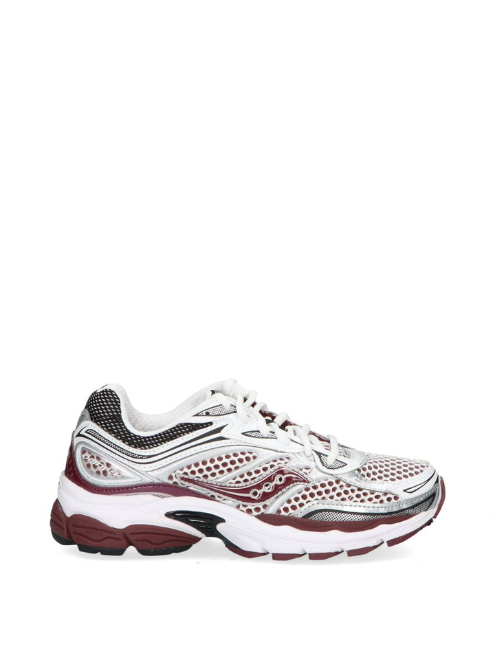 White marroon lage sneakers Saucony