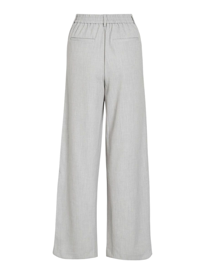 Grijze broek met hoge taille Vivarone Vila