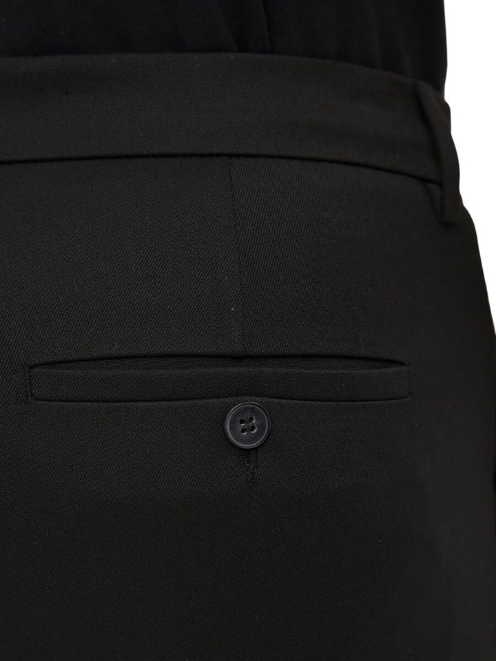 Donkerblauwe geklede broek Josh Plain 