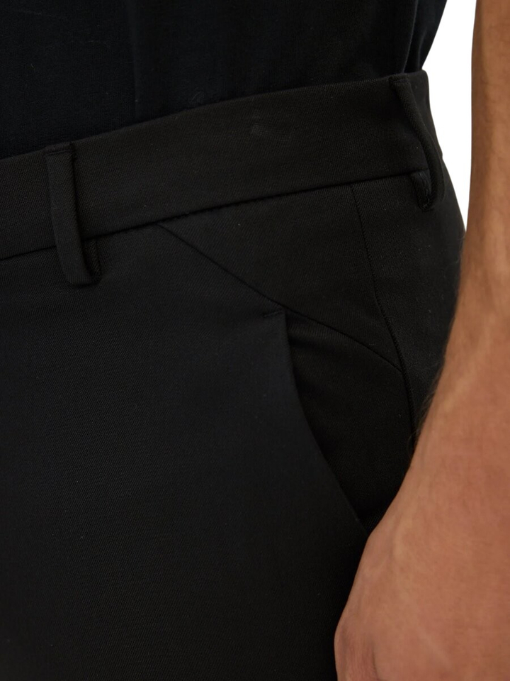 Donkerblauwe geklede broek Josh Plain 