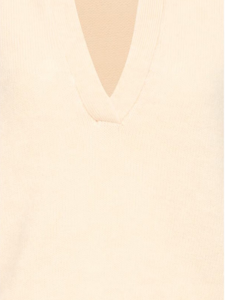 Beige debardeur met kraag Povoke Ichi