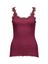 Bordeaux top met kant Rosemunde 