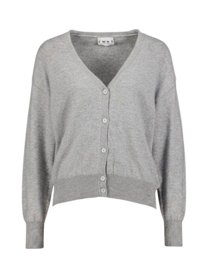 Grijze gilet met knopen Aspen TWNS