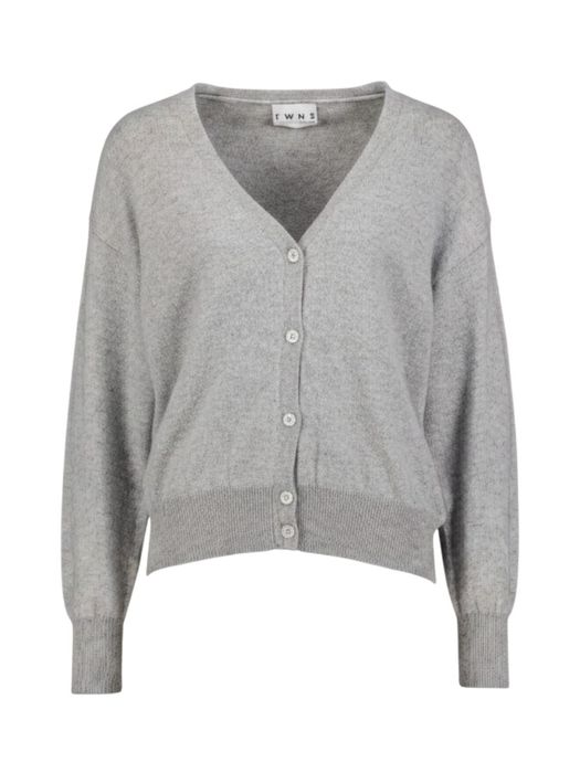 Grijze gilet met knopen Aspen TWNS