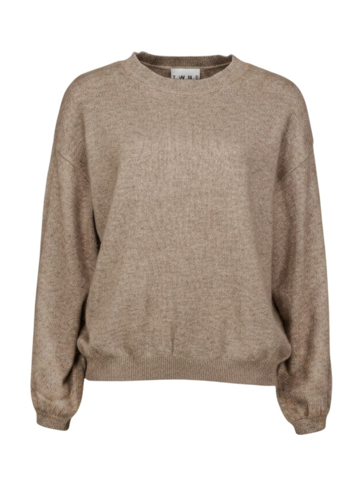 Beige pull met ronde hals Colorado Twns 