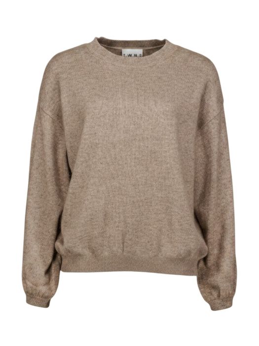 Beige pull met ronde hals Colorado Twns