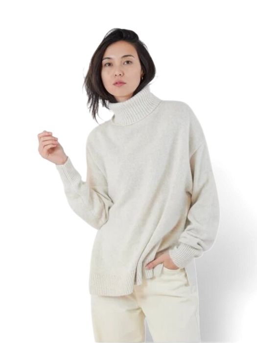 Beige trui met rolkraag Greeley Twns