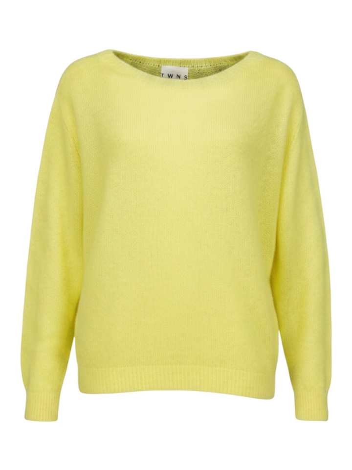 Gele pull met ronde hals Sanibel Twns 