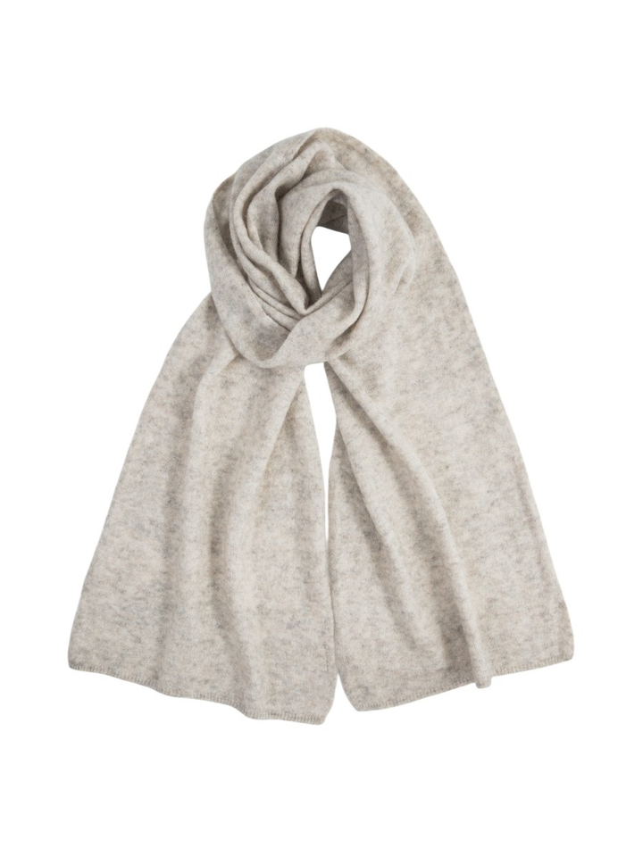 Mottled beige wollen sjaal Ovray TWNS