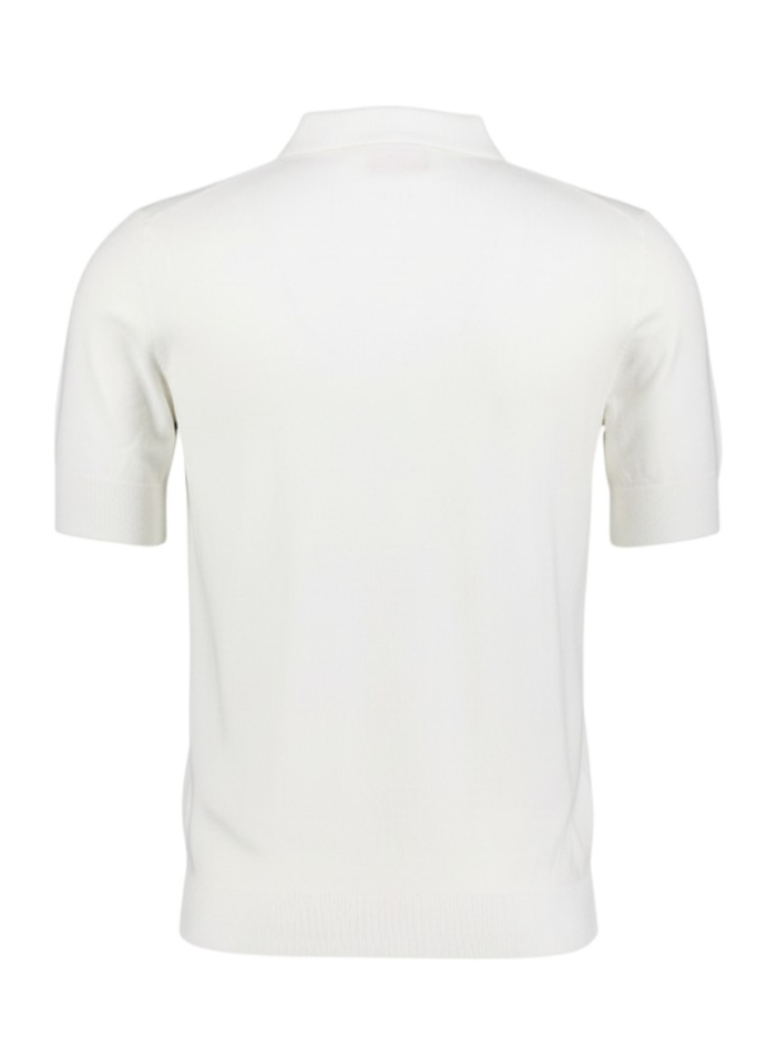 Witte pull met polokraag Hugo Boss 