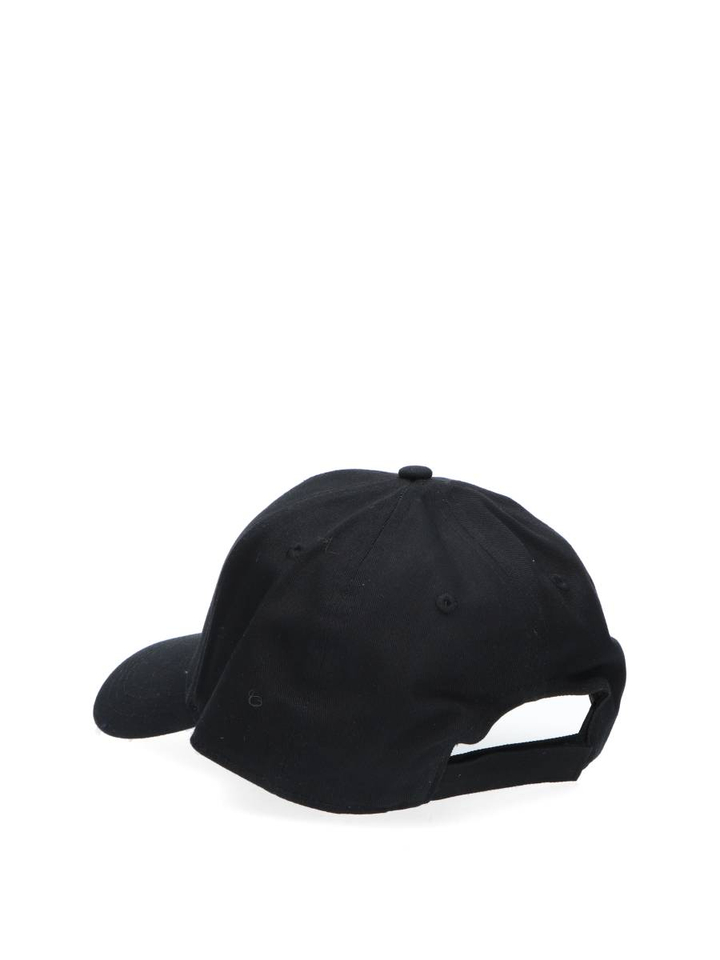 Zwarte katoenen pet met logo Hugo Boss