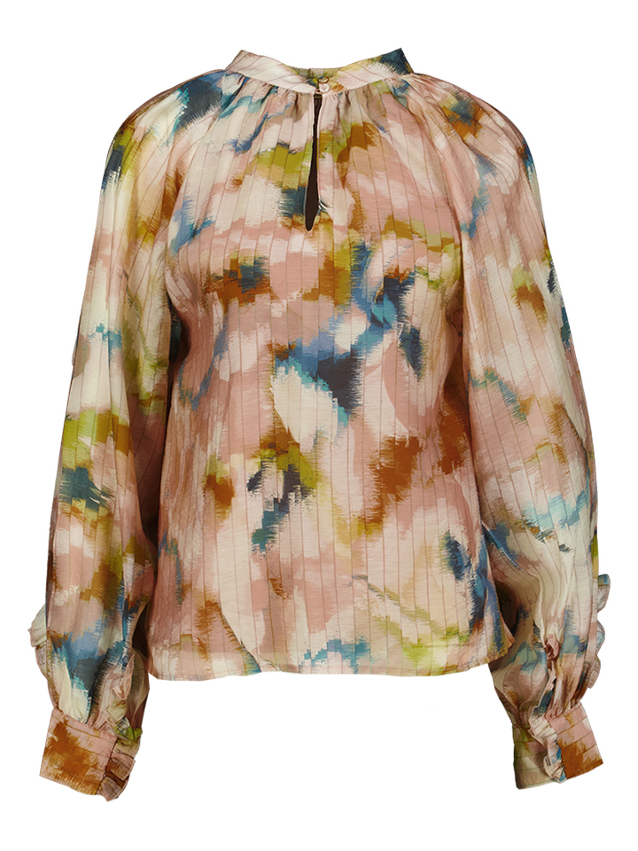 Multi-color geklede blouse Yassoara YAS